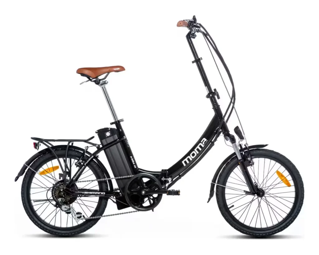 Bicicletas eléctricas marca Decathlon: Modelos para Todos los Estilos de Vida 1 bicicleta electrica plegable decathlon Moma Bikes E-20.2
