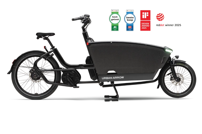 Niños al cole en bicicleta eléctrica Urban Arrow