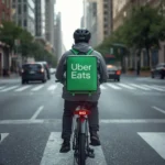 Repartos de Uber Eats en ebike